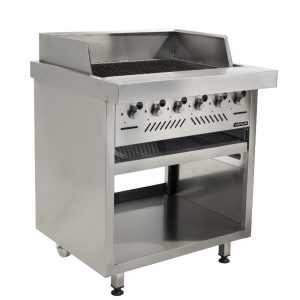GAS GRILLER ANVIL - 6 BURNER RADIANT - FREE STANDING - GGA4006