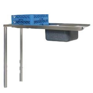 INLET TABLE + SINK 1150MM BOXED EDGE INCL SPLASHBACK