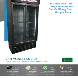 STAYCOLD SD1140-CE CARBON EDITION SLIDING DOOR COOLER - 002078