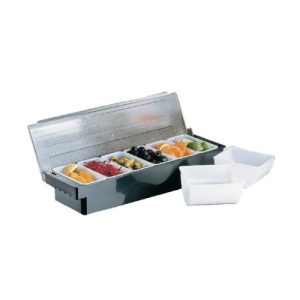 BAR CADDY DELUXE - 6 DIVISION (BLACK) - BCD0006
