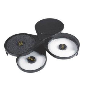 GLASS RIMMER COMBINATION - 3 TIER(BLACK) - GRC0003
