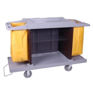 HOTEL SERVICE TROLLEY PLASTIC 1480 X 550 X 1000MM HST0001
