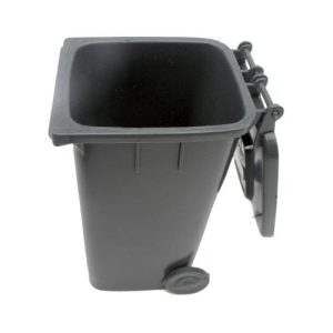 MOBILE REFUSE BIN 130LT (CHARCOAL) GENERAL WASTE IBP0130
