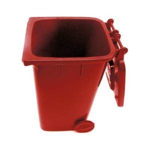 MOBILE REFUSE BIN 130LT (RED) TIN CANS IBP4130