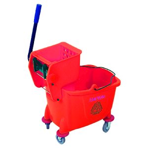 PLASTIC BUCKET & WRINGER – (RED) 36LT PBW0003