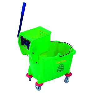 PLASTIC BUCKET & WRINGER – (GREEN) 36LT PBW0005