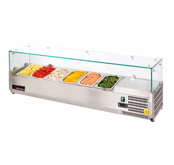 PIZZA INGREDIENT FRIDGE SALVADORE - 2000MM - PIF2000