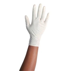 DISPOSABLE LATEX GLOVES – POWDER FREE – PACK OF 100 UDL0001