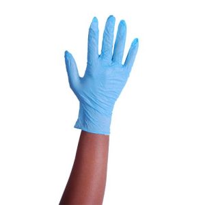 DISPOSABLE NITRILE POWDER FREE GLOVES – MEDIUM – BLUE – PACK OF 100 UDN0001