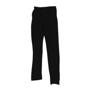 CHEFS UNIFORM – TROUSERS BLACK ZIP- X SMALL UNI3060