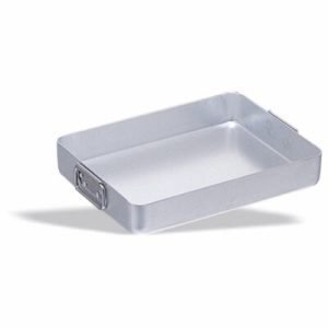 ROASTING PAN ALUMINIUM - 400MM X 300MM (FOLDING HANDLES) - RPA1400