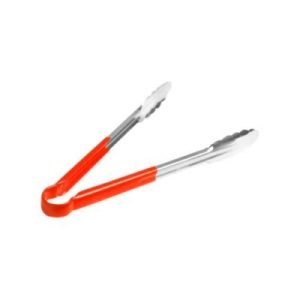 COLOURED UTILITY TONGS (RED) - 300MM - TCU4300