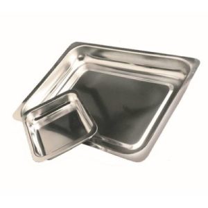 STEAK & KIDNEY DISH S/STEEL - SK4 - 395MM X 275MM X 55MM (SHALLOW) - SKS0004