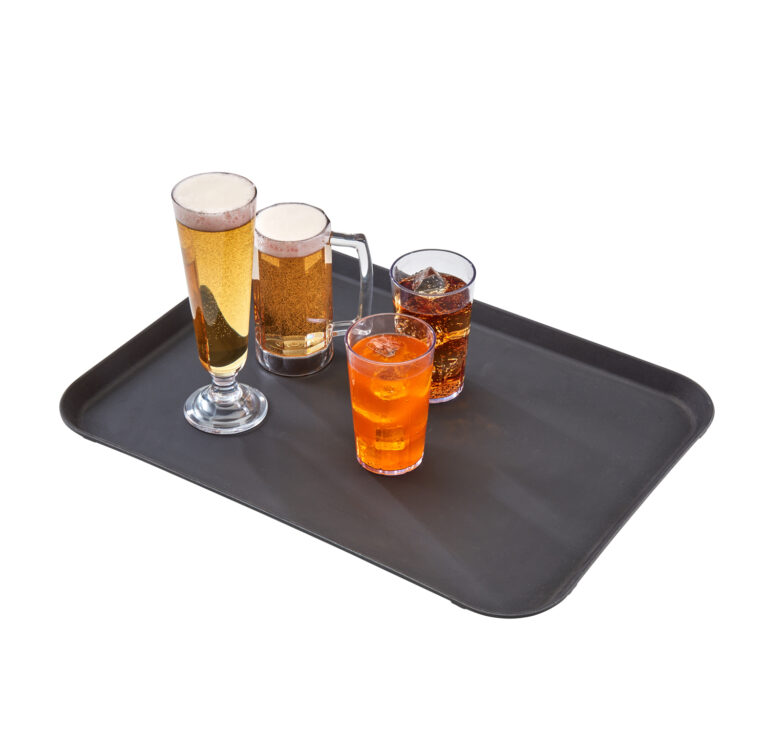 CAMTREAD NON-SLIP FIBERGLASS TRAY RECTANGULAR - BLACK - 38CM W X 51.5CM - CFT5150