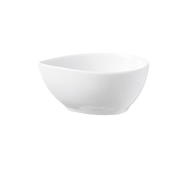 PRIMA FORTIS WHITE SAUCE DISH EGG SHAPE 10CM - DA-1023