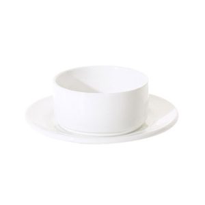 PRIMA FORTIS WHITE STACKING SOUP CUP 30CL - DA-1030