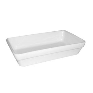 PRIMA FORTIS WHITE STACKING RECTANGULAR SERVER 16.5CM X 10CM - DA-1083