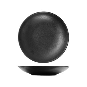 TEMPEST FORTIS BLACK DEEP COUPE PLATE 28CM - DA-1103