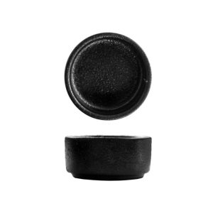 TEMPEST FORTIS BLACK ROUND DISH BLACK 6.5CM - DA-1106