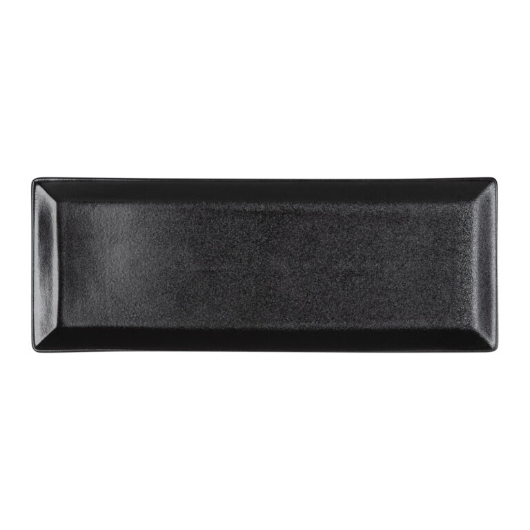 TEMPEST FORTIS BLACK CANAPE TRAY 31CM - DA-1118