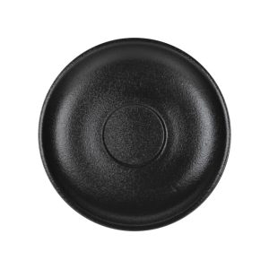 TEMPEST FORTIS BLACK ESPRESSO SAUCER 12CM - DA-1121