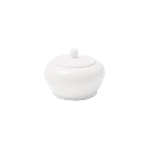PRIMA FORTIS WHITE SUGAR BOWL WITH LID 20CL - DA-304