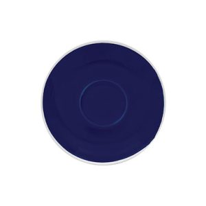 ITALIA FORTIS BLUE CAPPUCCINO SAUCER 14.1CM - GS-R809S-BL