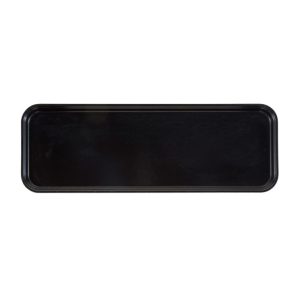 MARKET TRAY FIBERGLASS BLACK 22.5CM W 64.9CM L  2.5CM H - MFT0250