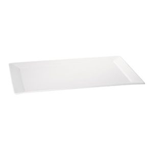 ACCENT FORTIS WHITE RECTANGULAR PLATE 37CM X 20CM - NG5466-37