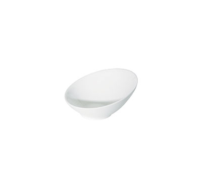 ACCENT FORTIS WHITE SLANT TOP BOWL 18CM - NG7164-18