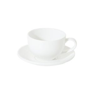 PRIMA FORTIS WHITE DOUBLE WELL SAUCER 15CM - SP-DA211
