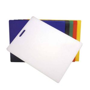 CUTTING BOARD PE - 610MM X 610MM X 40MM - (WHITE) - CBP0610