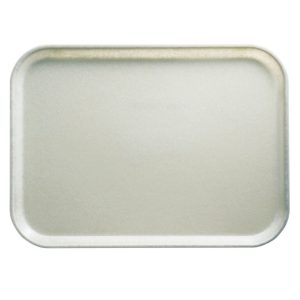 FIBERGLASS SMOOTH TRAY 38CM W X 51.5CM L - ANTIQUE PARCHMENT - FST5150