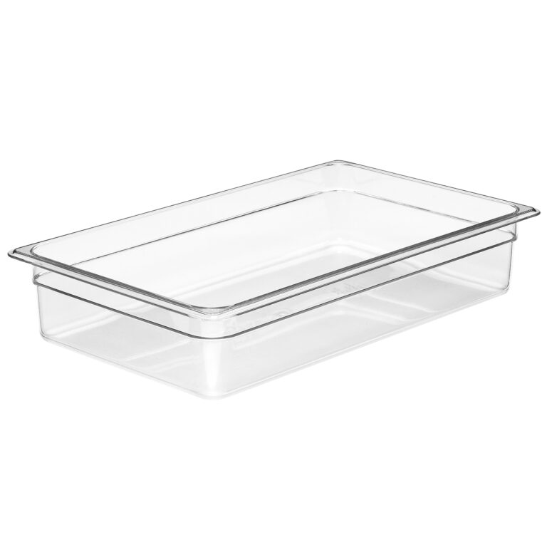 GN FOODPAN 1/1 POLYCARBONATE CLEAR 100MM D - INF4100-C