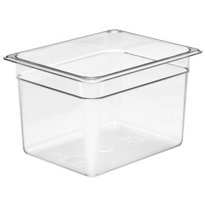 GN FOODPAN 1/2 POLYCARBONATE CLEAR 200MM D - INH5150-C