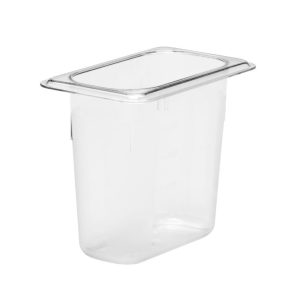 GN FOODPAN 1/9 POLYCARBONATE  CLEAR - 150MM D - INN9150-C