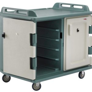 MEAL DELIVERY CART 20 TRAY SLATE BLUE 96.5CM W X 140CM L X 112.4CM H - MDC0970