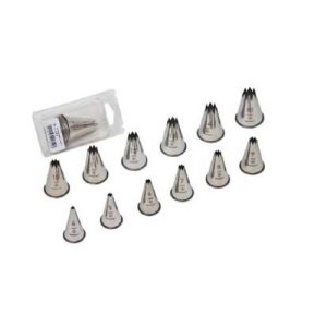 NOZZLE SET S/STEEL - STAR 12 PIECE - NSS1012