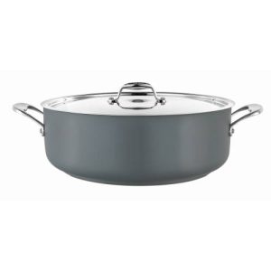 POT (GREY) LOW CASSEROLE 8.9L W/LID - PGC0089