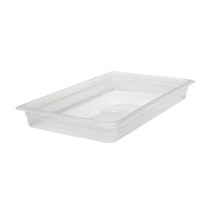 POLYPROPYLENE GN 1/1 FOODPAN TRANSLUSCENT 100MM D - SCF1100-C
