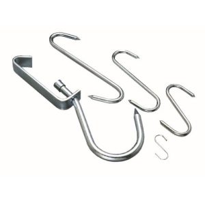 STEEL S HOOKS - 8/200MM (PACK OF 12) GALVANISED - SHS0200
