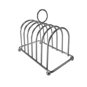 TOAST RACK - 6 SLICE (CHROME PLATED) 140MM x 75MM x 125MM - TRS0006